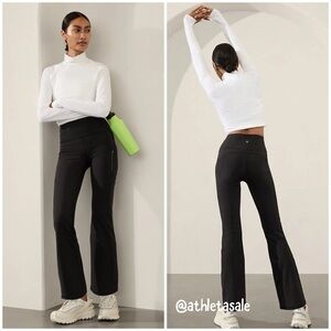 NWOT Athleta Rainier High Rise Bootcut Pant | Black